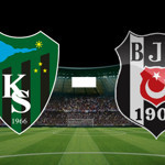 Kocaelispor Beşiktaş maçı canlı anlatım