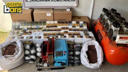 Yüzbinlerce liralık makaron ve elektronik sigara yakalandı