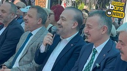 AKP’li başkanlar mikrofonu bir aldı pir aldı