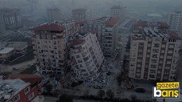 Samsun'da heyelan! Akaryakıt istasyonuna kaya düştü