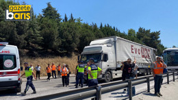 Kocaeli’de TIR ve yolcu otobüsü kazaya karıştı: Yaralılar var