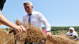 Başkan Ölmez ''Keten Bitkisini Yeniden Gün Yüzüne Çıkarmaya Karar Verdik'