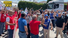 Sendikalar omuz omuza. GÜBRETAŞ grevine DİSK’li genel başkan desteği