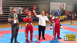 Kocaeli’de yaşayan Ecrin Kick Boksta Türkiye üçüncüsü oldu