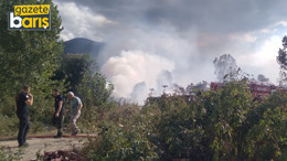 Kartepe'de korkutan yangın