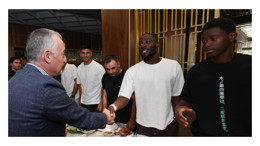 Beşiktaş maçı öncesi Kocaelisporlu futbolculara moral