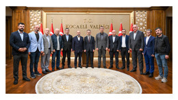 Kocaeli Tokatlılar Federasyonu, Vali Aktaş'ı ziyaret etti