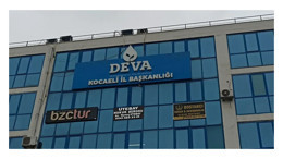Deva Partisi Kocaeli'de il başkanı krizi çözüldü!