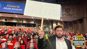 Kocaeli’de Bakan Kurum için ilginç pankart!