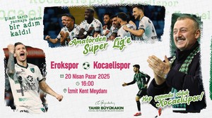Yeşil-siyah coşkusu dev ekranda yaşanacak