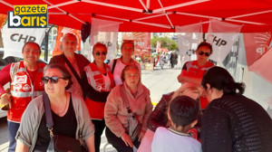 CHP'li kadınlar o pazar senin bu pazar benim imza topluyor