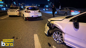 Gebze’de 7 araç birbirine girdi: 3 kişi yaralandı