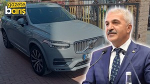 Oda başkanının lüks aracı göz kamaştırdı