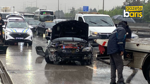 İzmit’te yağış, kazayı beraberinde getirdi