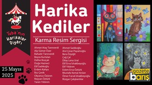 Minik sanatçılardan “Harika Kediler” resim sergisi
