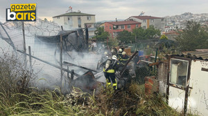 Kocaeli’de çıkan yangında ev küle döndü
