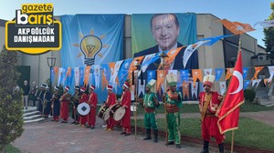AKP Gölcük’ten mehterli karşılama