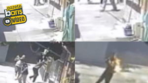 Yeğenini yakan amcanın görüntüleri ortaya çıktı