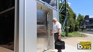 İzmit Tren Garı’ndaki asansöre hizme