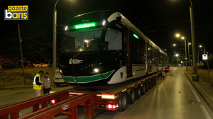 8’inci tramvay da raylarla buluştu