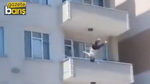 4. kattan atladı. Bakın nasıl hayatta kaldı...