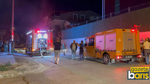 Kocaeli'de izinsiz kurulan kömür tesisinde yangın