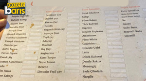 Körfez’deki o kafenin menüsünde fiyat yazmıyor