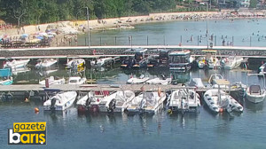 Kandıra’da deniz suyu birden ısındı, vatandaş plaja koştu!