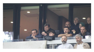 Ertuğrul Sağlam maçı takip etti