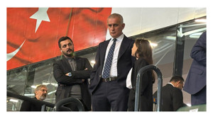 TFF Başkanı Hacıosmanoğlu stadyuma geldi