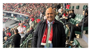 Recep Durul, milli heyecana tribünden katıldı