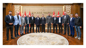 Kocaeli Tokatlılar Federasyonu, Vali Aktaş'ı ziyaret etti