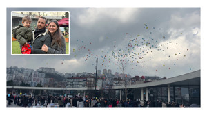 Uras Ege için gökyüzüne balonlar bırakıldı