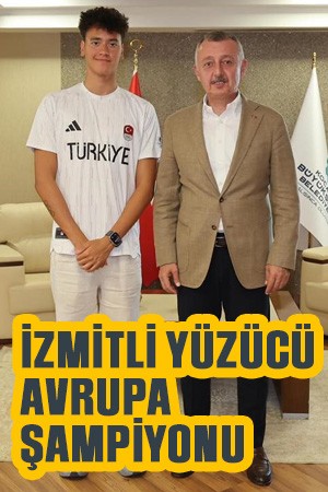 İzmitli yüzücü Avrupa şampiyonu