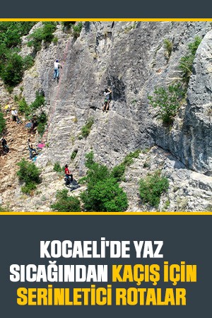 Kocaeli'de yaz sıcağından kaçış için serinletici rotalar