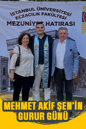 Mehmet Akif Şen’in gurur günü