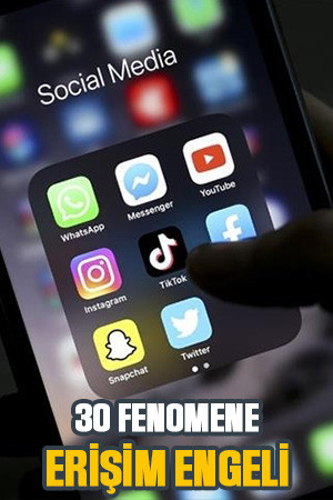 30 fenomene erişim engeli