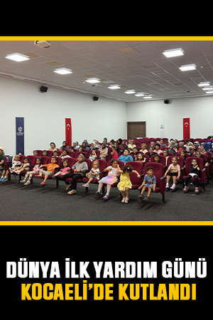 Dünya ilk yardım günü Kocaeli’de kutlandı