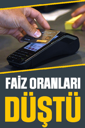 Merkez Bankası kredi kartı faiz oranlarını düşürdü