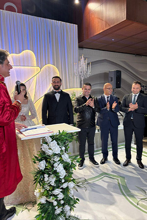 Şaban Çakmak dünyaevine girdi