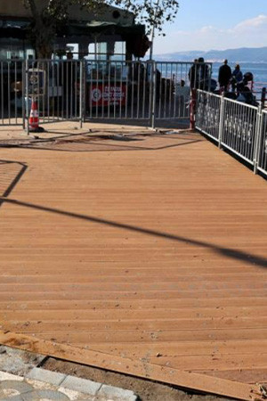 Değirmendere sahiline yeni köprüsü