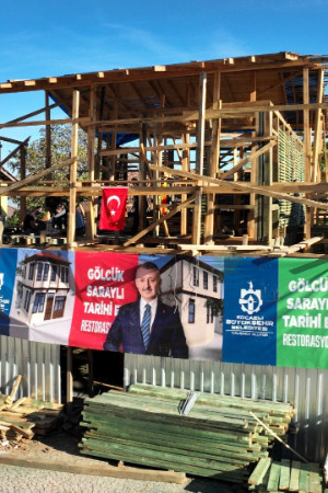 Kocaeli’deki tarihi yapıda restorasyon sürüyor