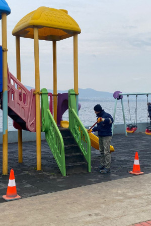 Büyükşehir’den çocuk oyun ve spor alanlarına kapsamlı bakım