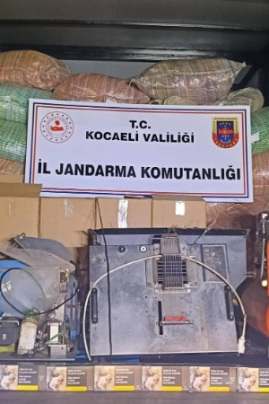 Kocaeli’de 4 adrese kaçak tütün operasyonu