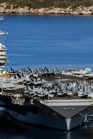 ABD donanmasından dikkat çeken adım. Aynı anda iki gemi bölgede ve dünyanın en büyük uçak gemisi İsrail'e yanaştı