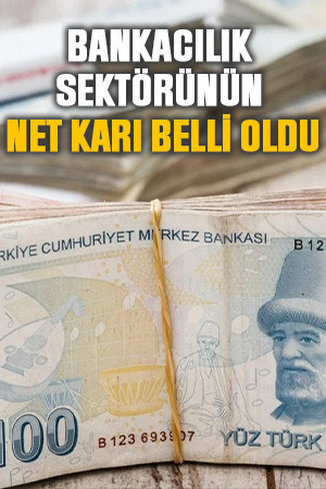 Bankacılık sektörünün net karı belli oldu
