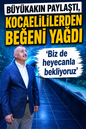 Büyükakın paylaştı, Kocaelililerden beğeni yağdı ‘Biz de heyecanla bekliyoruz’