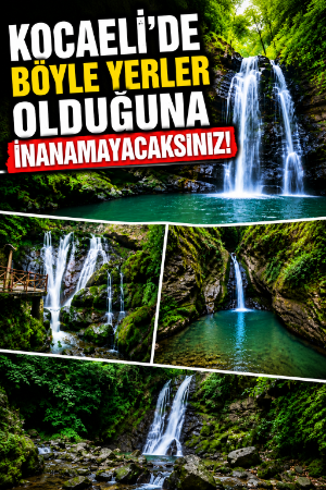 Kocaeli'de böyle yerler olduğuna inanamayacaksınız