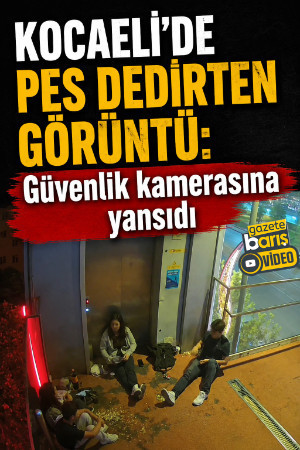 Kocaeli’de pes dedirten görüntü: Güvenlik kamerasına yansıdı