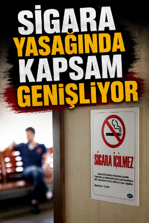 Sigara yasağında kapsam genişliyor
